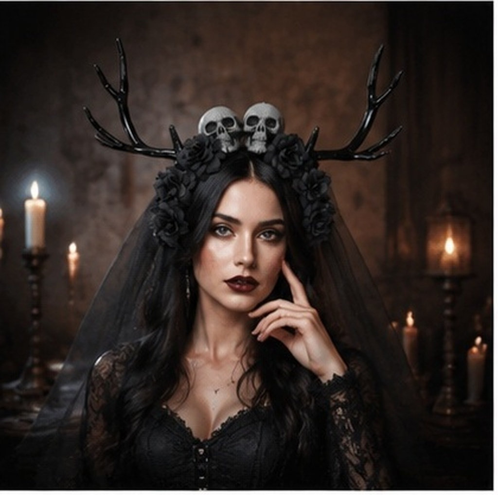 Easy Cosplay Prop - عصابة رأس على شكل قرون الغزال