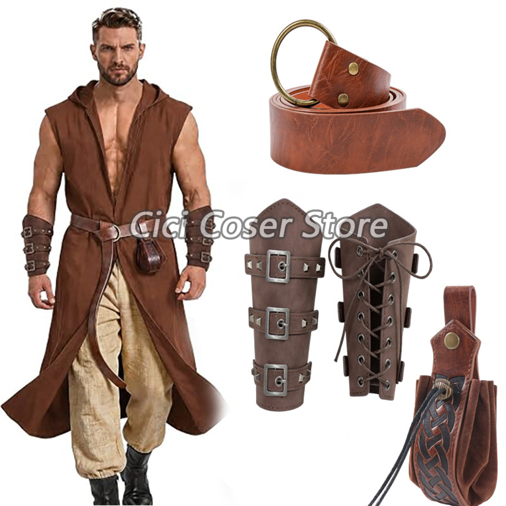 حزام من الجلد الصناعي بتصميم ا - مراجعة Cosplay Prop وسعره